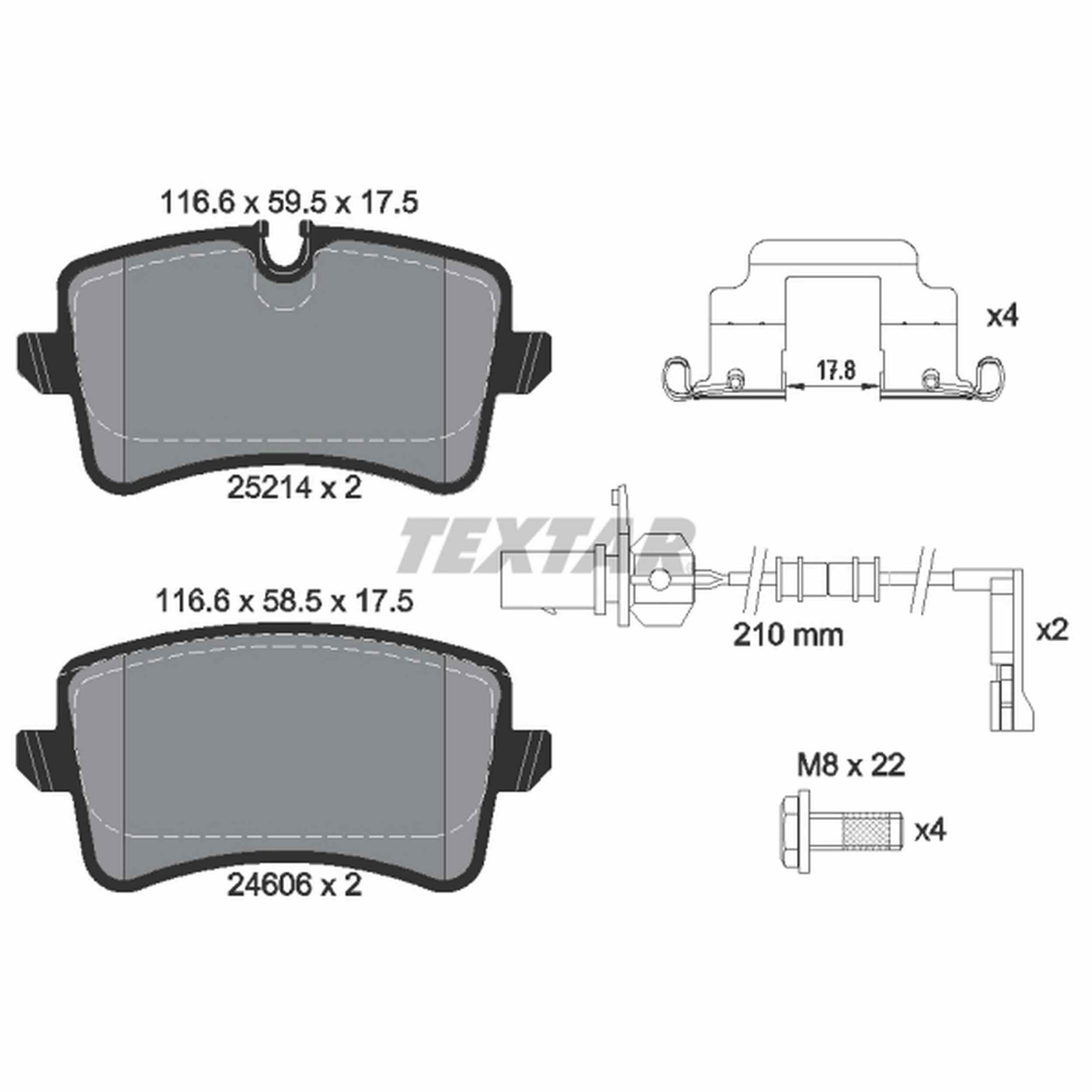 Textar Disc Brake Pad