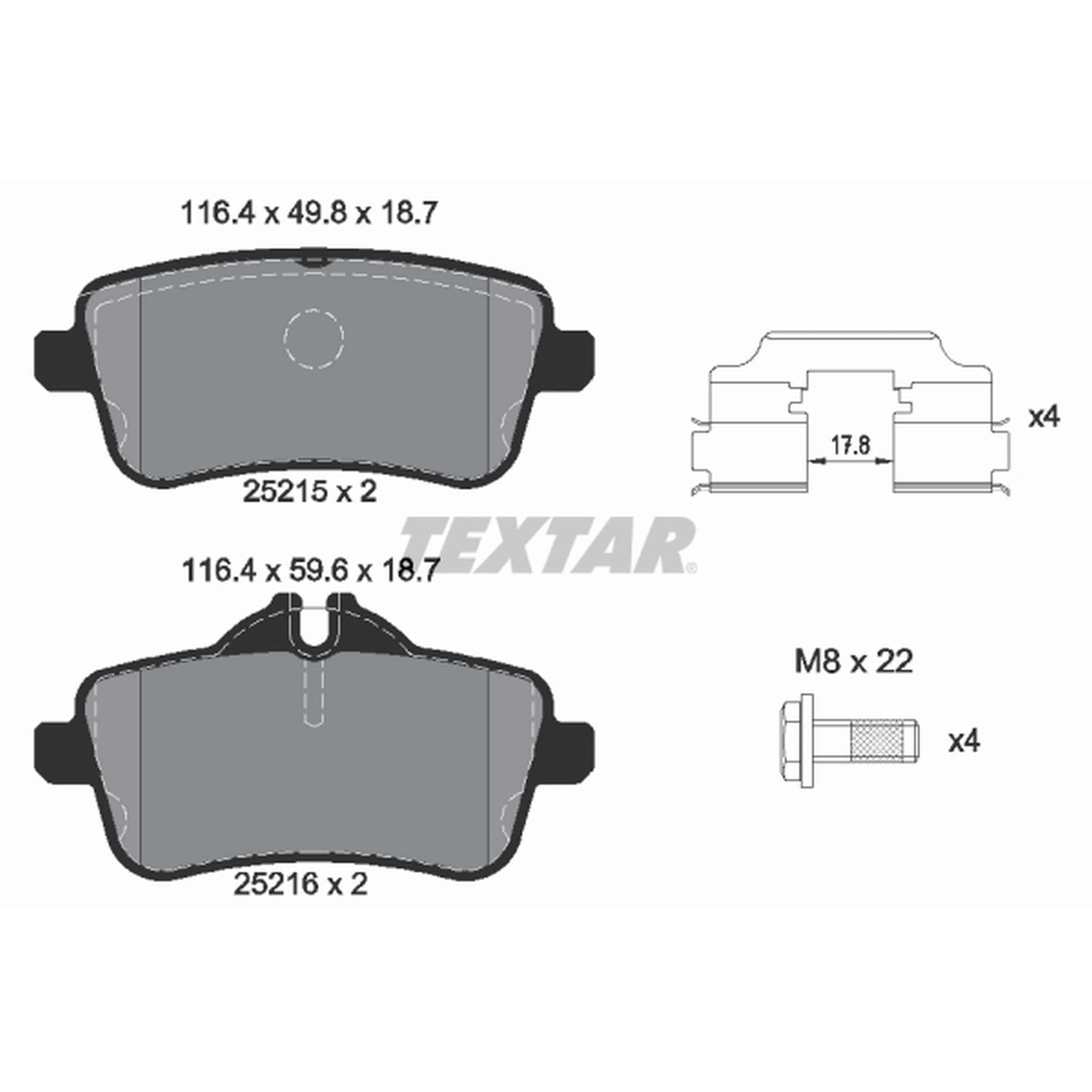 Textar Disc Brake Pad