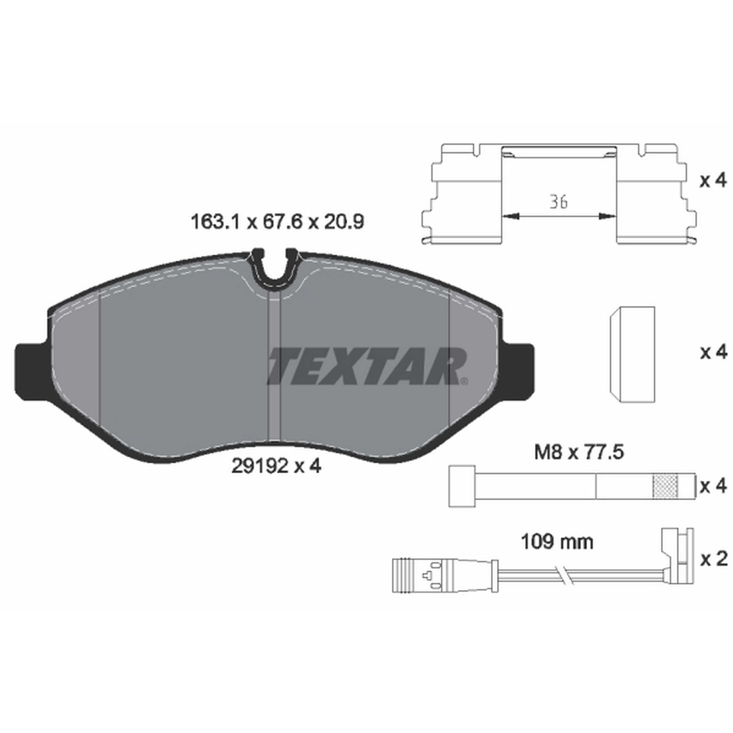 Textar Disc Brake Pad