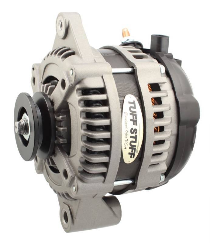 Tuff-Stuff 225 MAX AMP Alternator 1-Groove 1-Wire Cast Charging Systems Alternators/Generators and Components main image