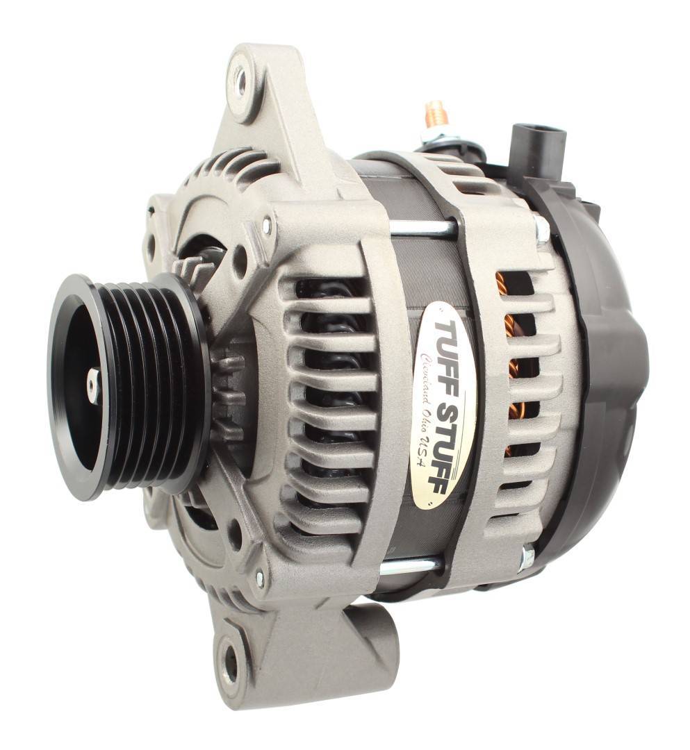 Tuff-Stuff 225 MAX AMP Alternator 6-Groove 1-Wire Cast Charging Systems Alternators/Generators and Components main image