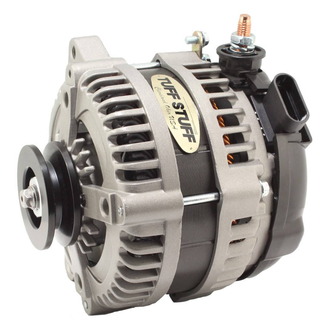 Tuff-Stuff 225 MAX AMP Alternator 1-Groove OEM Wire Cast Charging Systems Alternators/Generators and Components main image