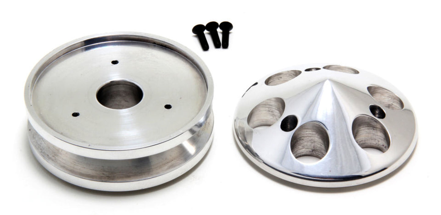 Trans-Dapt PULLEY ALUMINUM POLISHED Belts and Pulleys Alternator Pulleys main image
