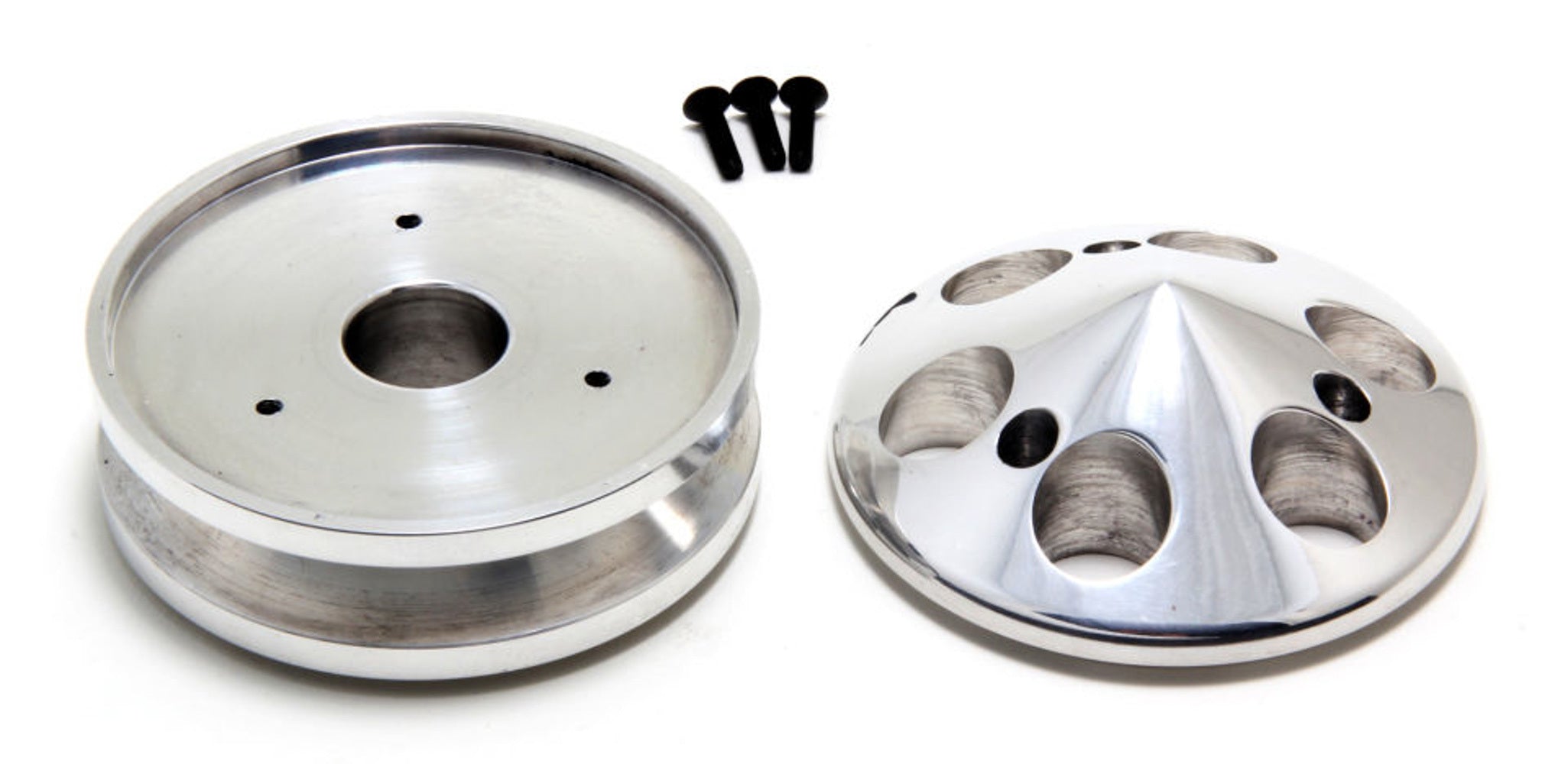 Trans-Dapt PULLEY ALUMINUM POLISHED Belts and Pulleys Alternator Pulleys main image