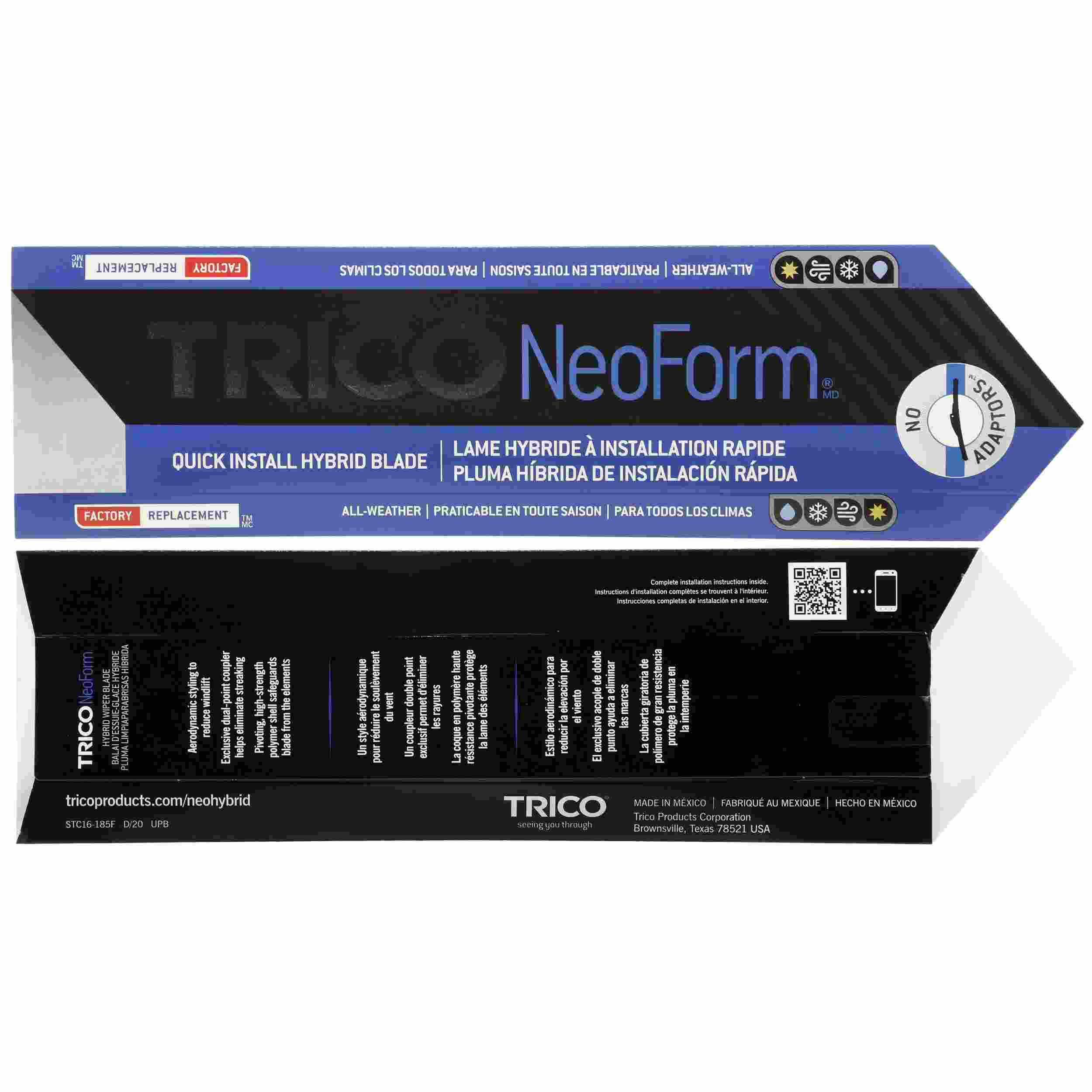 TRICO NeoForm Windshield Wiper Blade 16-2812