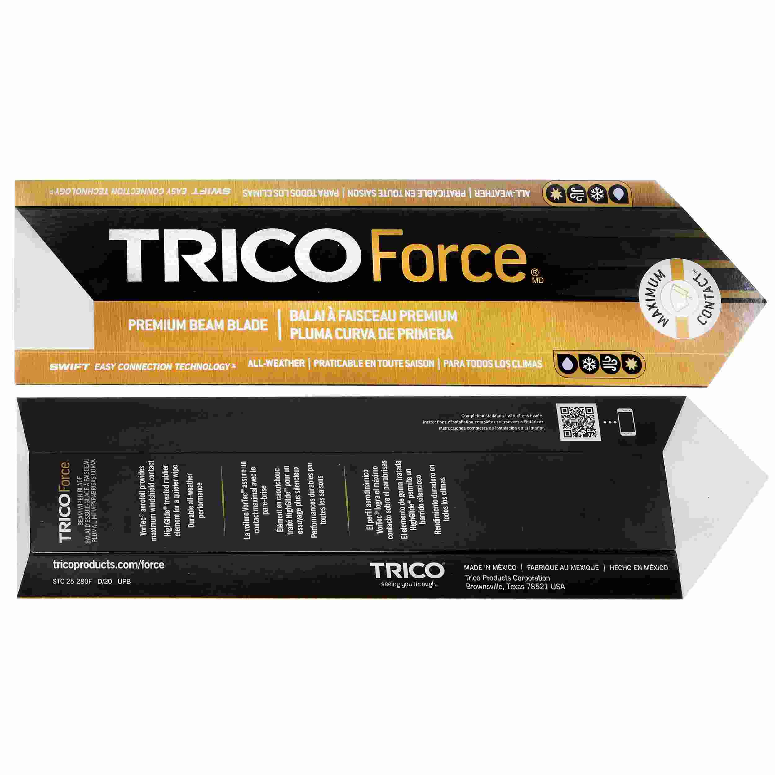 TRICO Force Windshield Wiper Blade 25-200