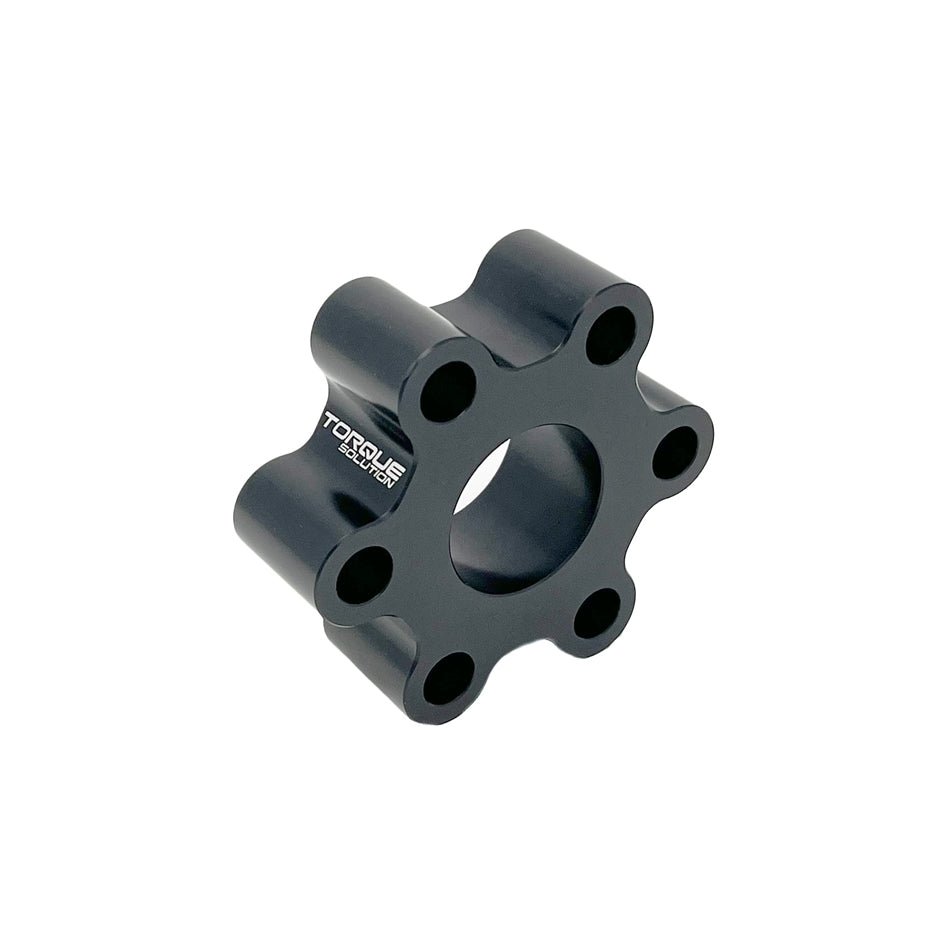 Torque Solution 97-00 Chevrolet Corvette C5 (78mm) w/ 10mm Bolts Billet Driveshaft Flex Disc - Black TS-FD-787-10