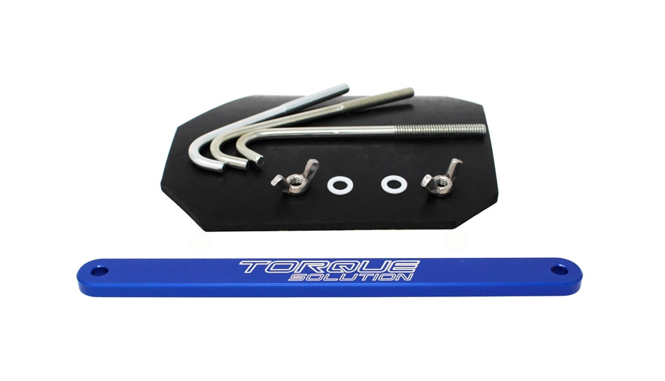Torque Solution 02-07 Subaru WRX / 04-07 STi Small Battery Tie Down - Blue TS-SU-613BU