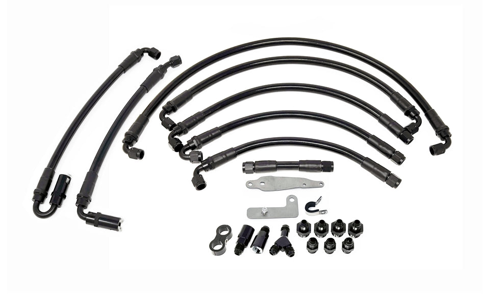 Torque Solution PTFE Fuel Line Kit: Subaru WRX STI 08-21 / WRX 08-14