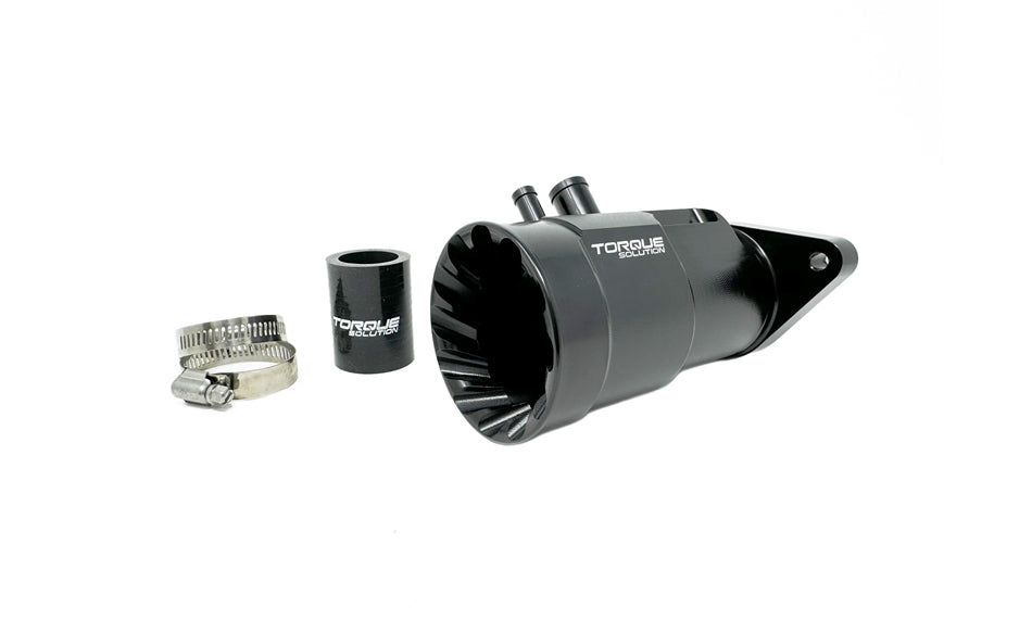 Torque Solution 15-21 Subaru WRX HD Billet Turbo Inlet - Black TS-SU-794BK