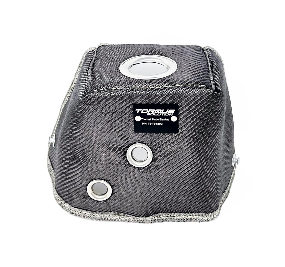 Torque Solution Thermal DP Elbow Blanket (Carbon Fiber): Honda Civic Type-R FK8 2017+
