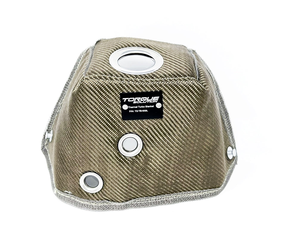 Torque Solution Thermal DP Elbow Blanket (Carbon Fiber): Honda Civic Type-R FK8 2017+