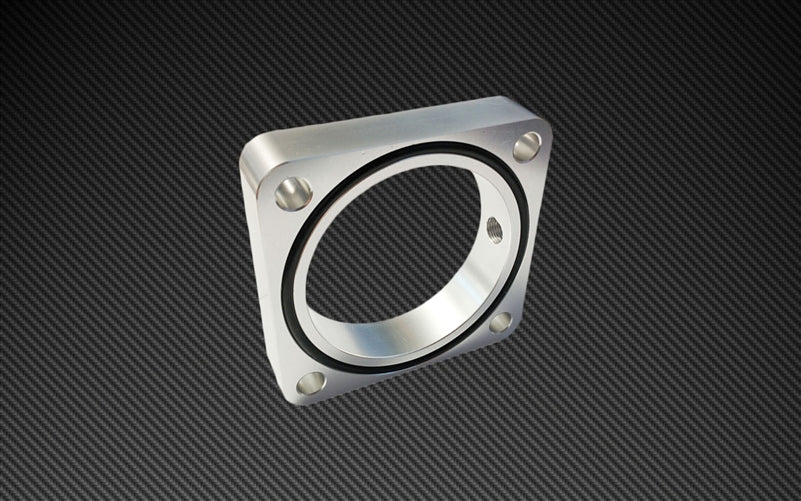 Torque Solution Throttle Body Spacer Silver - FR-S BRZ