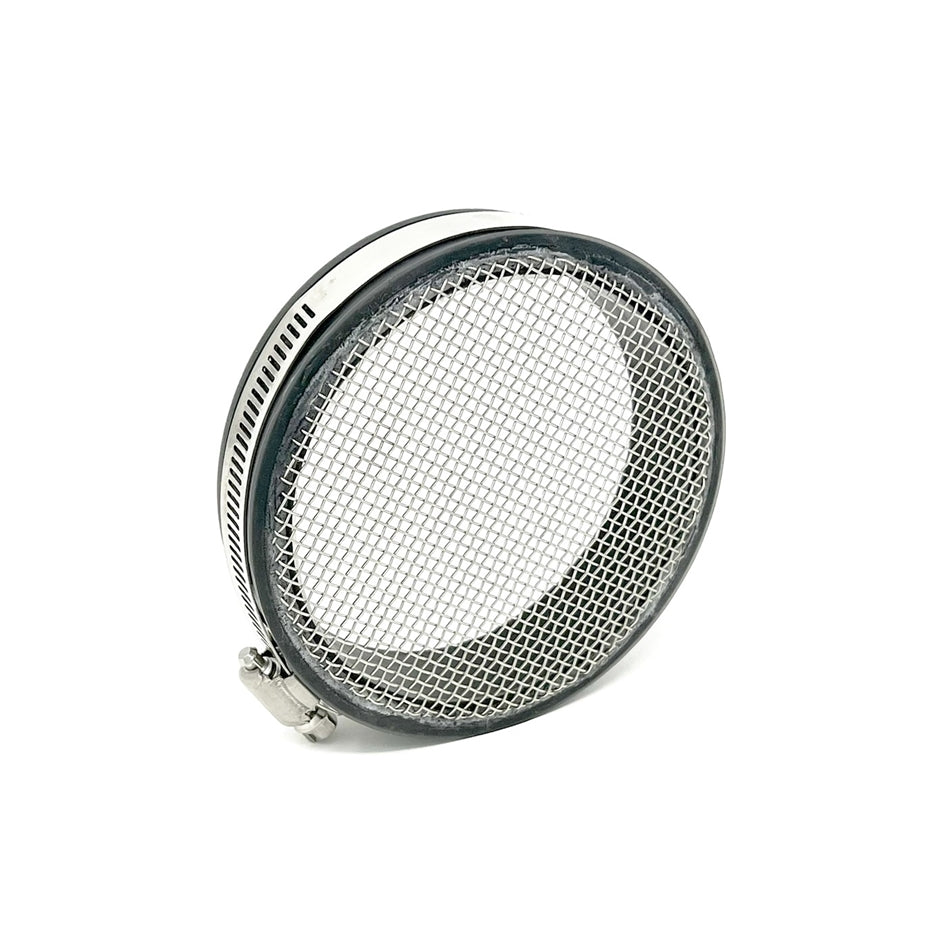Torque Solution HD Turbo Screen Shield Wire Mesh Filter for 4 inch Inlet / Pipe TS-TM-482-4