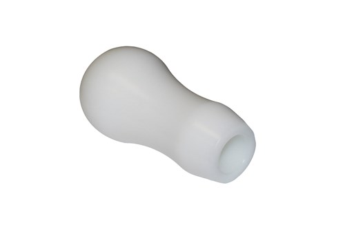 Torque Solution Delrin Tear Drop Tall Shift Knob (White): Universal 10x1.5 TS-UNI-143w