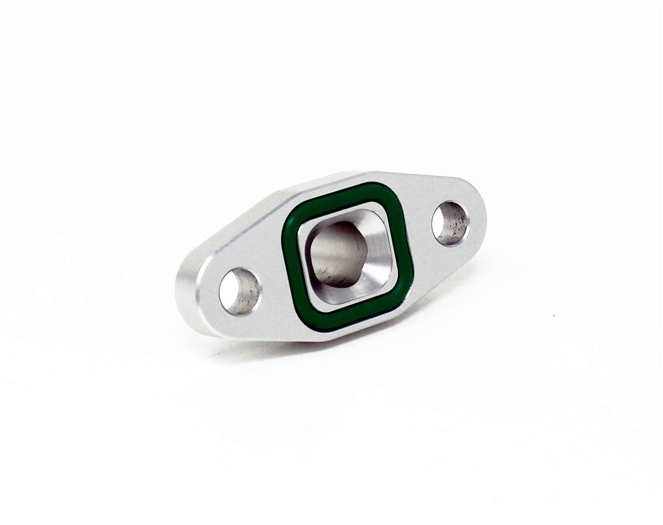 Torque Solution Port Matched Oil Drain Flange - 10AN for T3 T4 T6 Small / Mid Frame Turbos TS-UNI-628