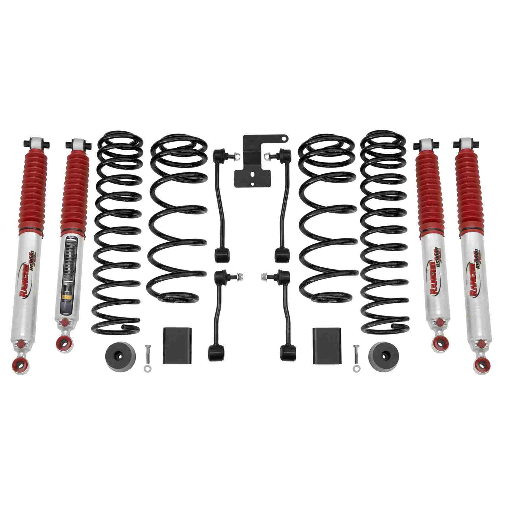 Rancho 18-20 Jeep Wrangler Fr and R Suspension System - Master Part Number - Two Boxes RS66121BR9