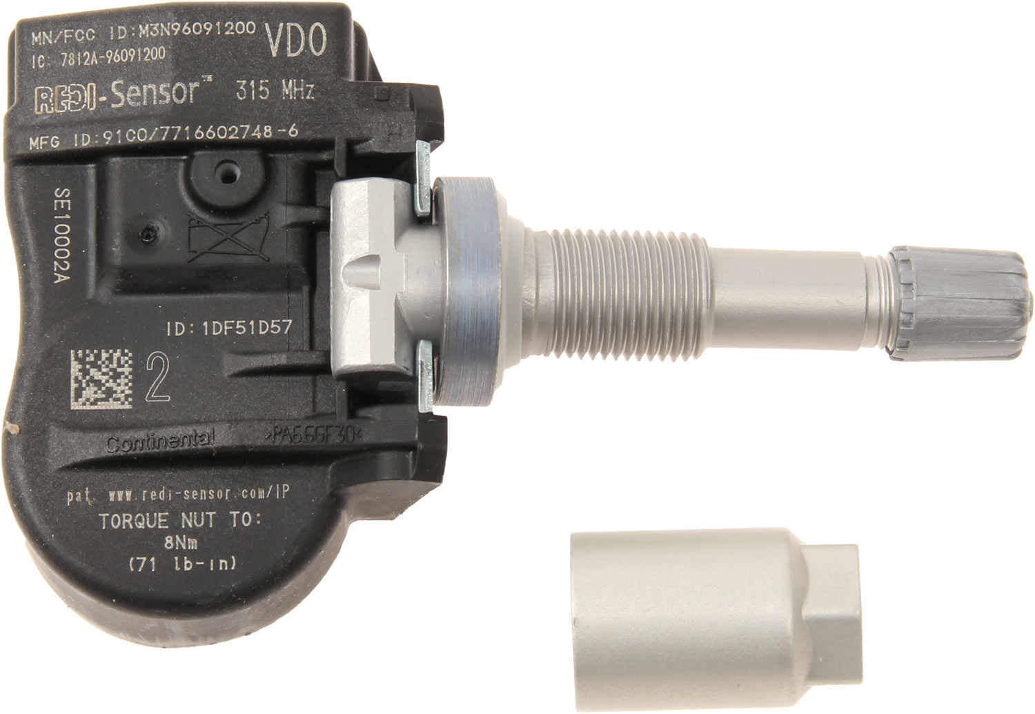 REDI-Sensor Tire Pressure Monitoring System Sensor top view frsport SE10002A