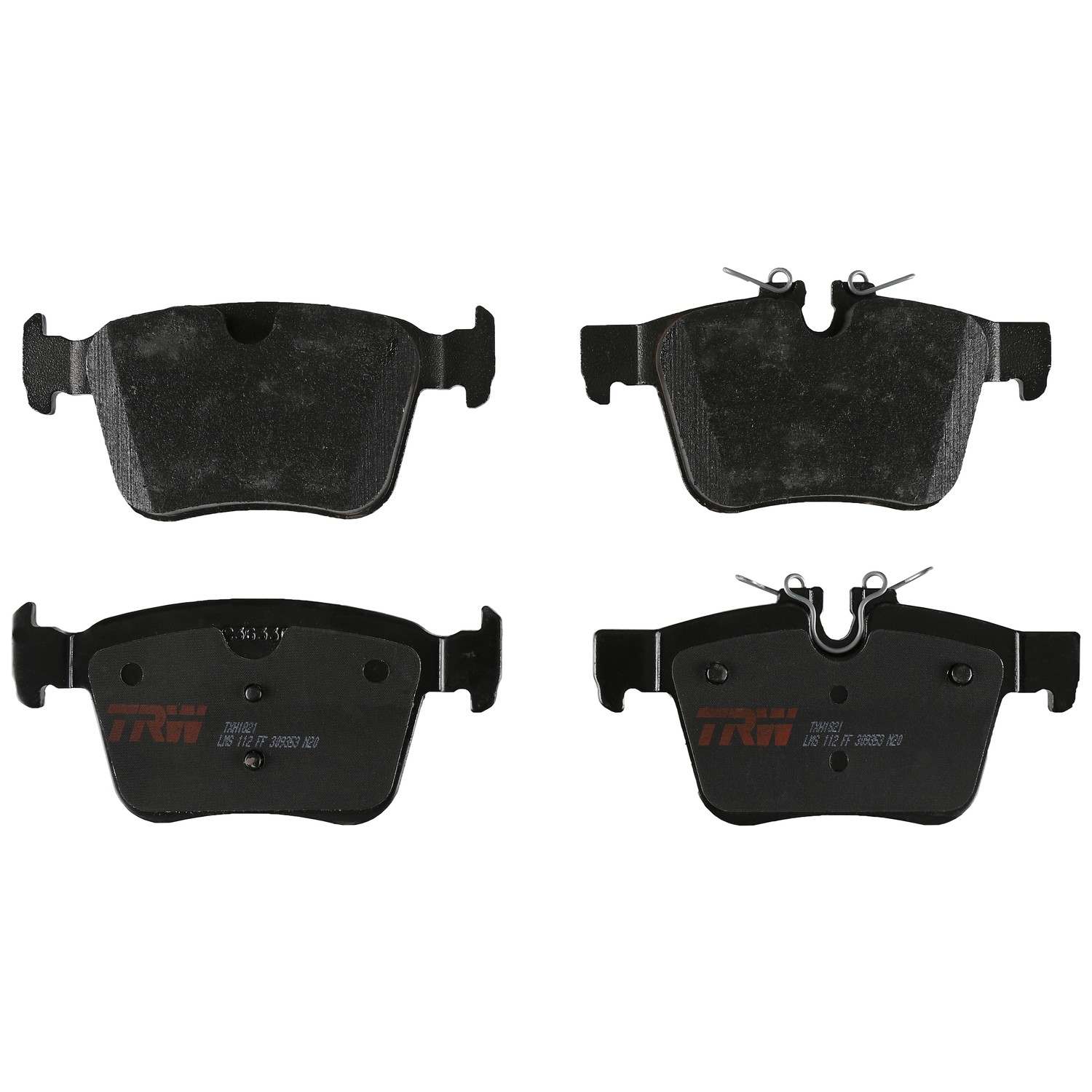 TRW Disc Brake Pad Set  top view frsport TXH1821