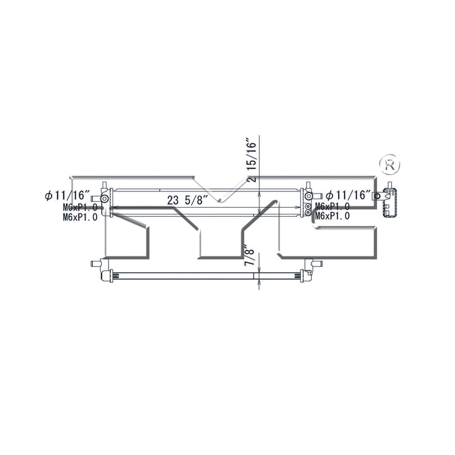 TYC Drive Motor Inverter Cooler 13427