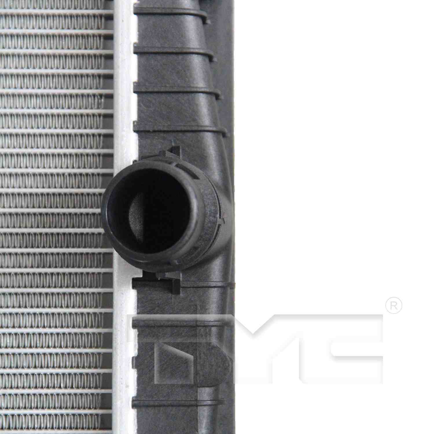 TYC Radiator top view frsport 13600