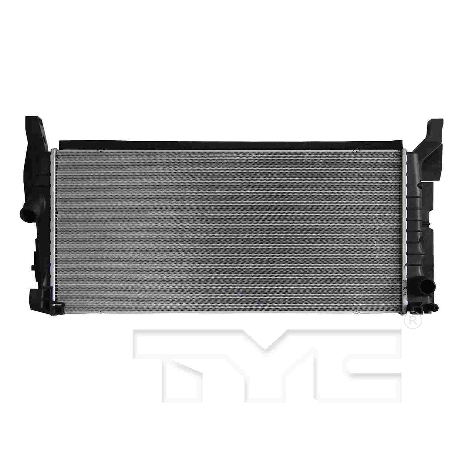 TYC Radiator top view frsport 13791