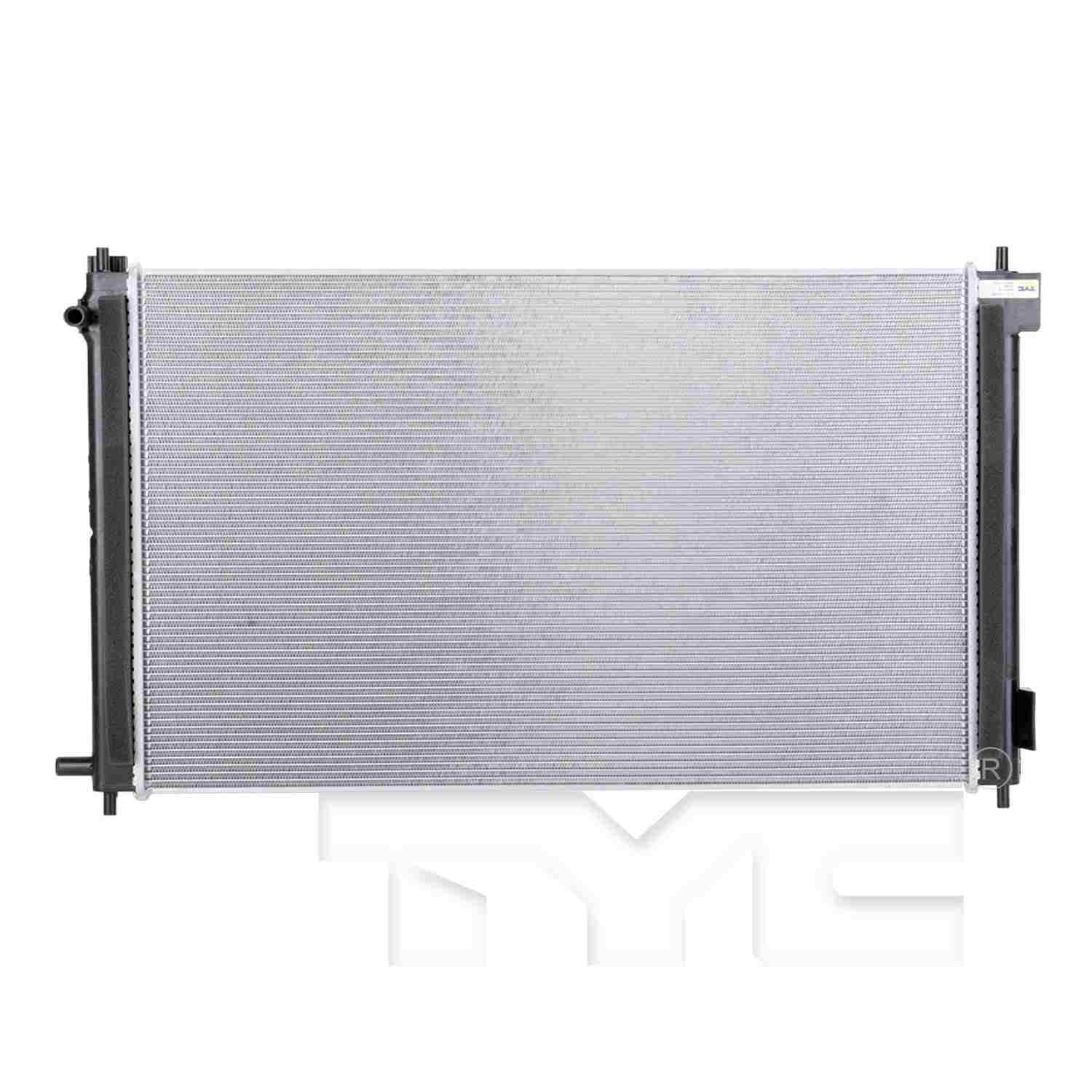 TYC Intercooler top view frsport 13808