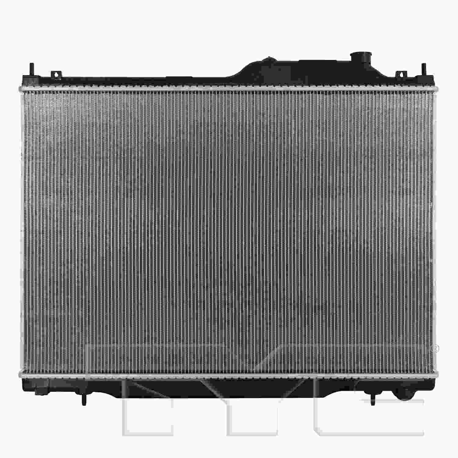 TYC Radiator top view frsport 13824