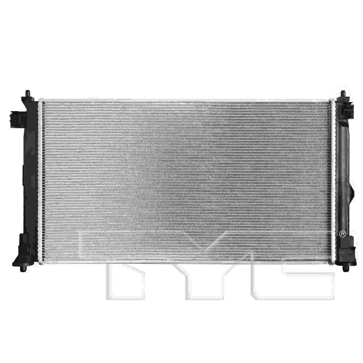 TYC Radiator top view frsport 13825