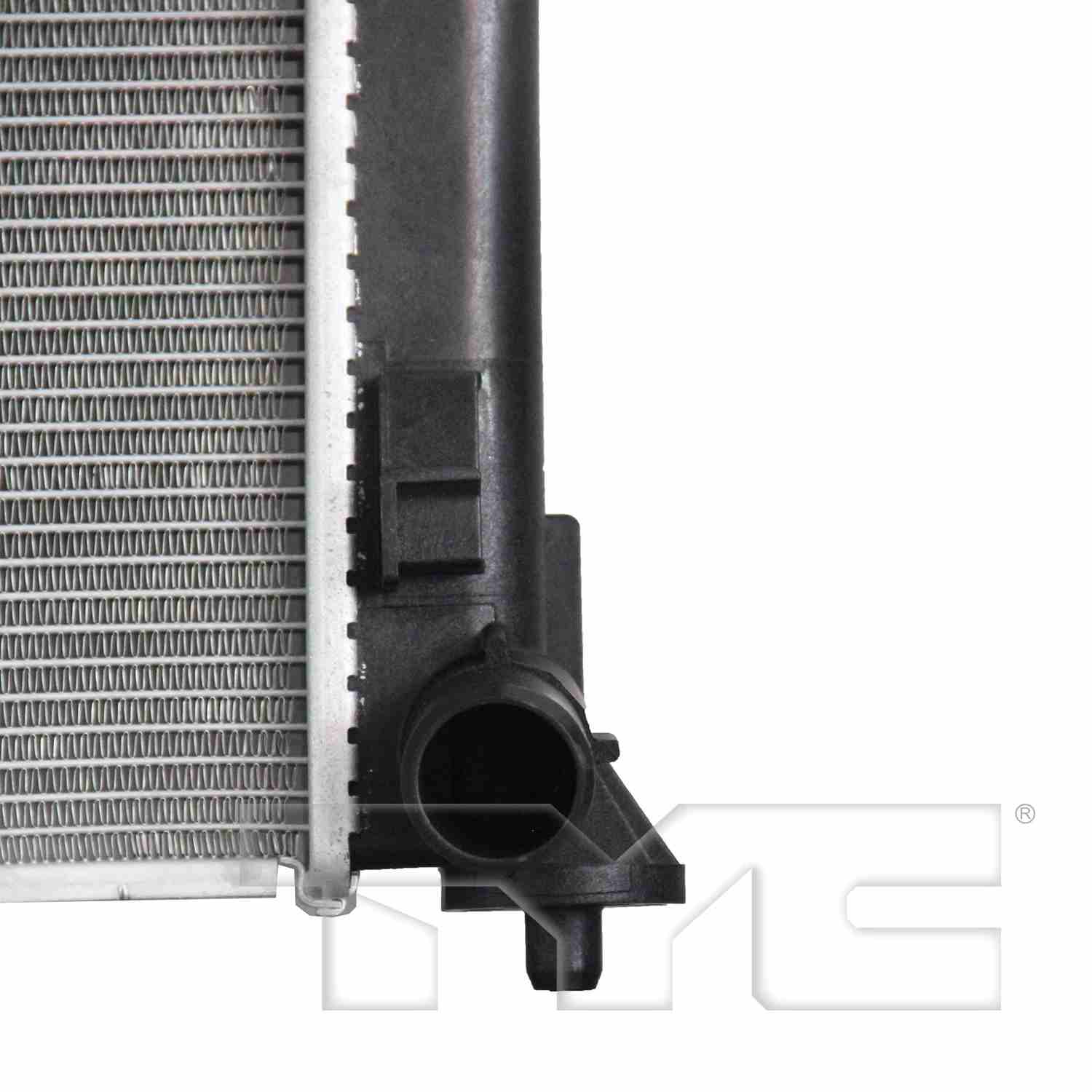 TYC Radiator top view frsport 13825