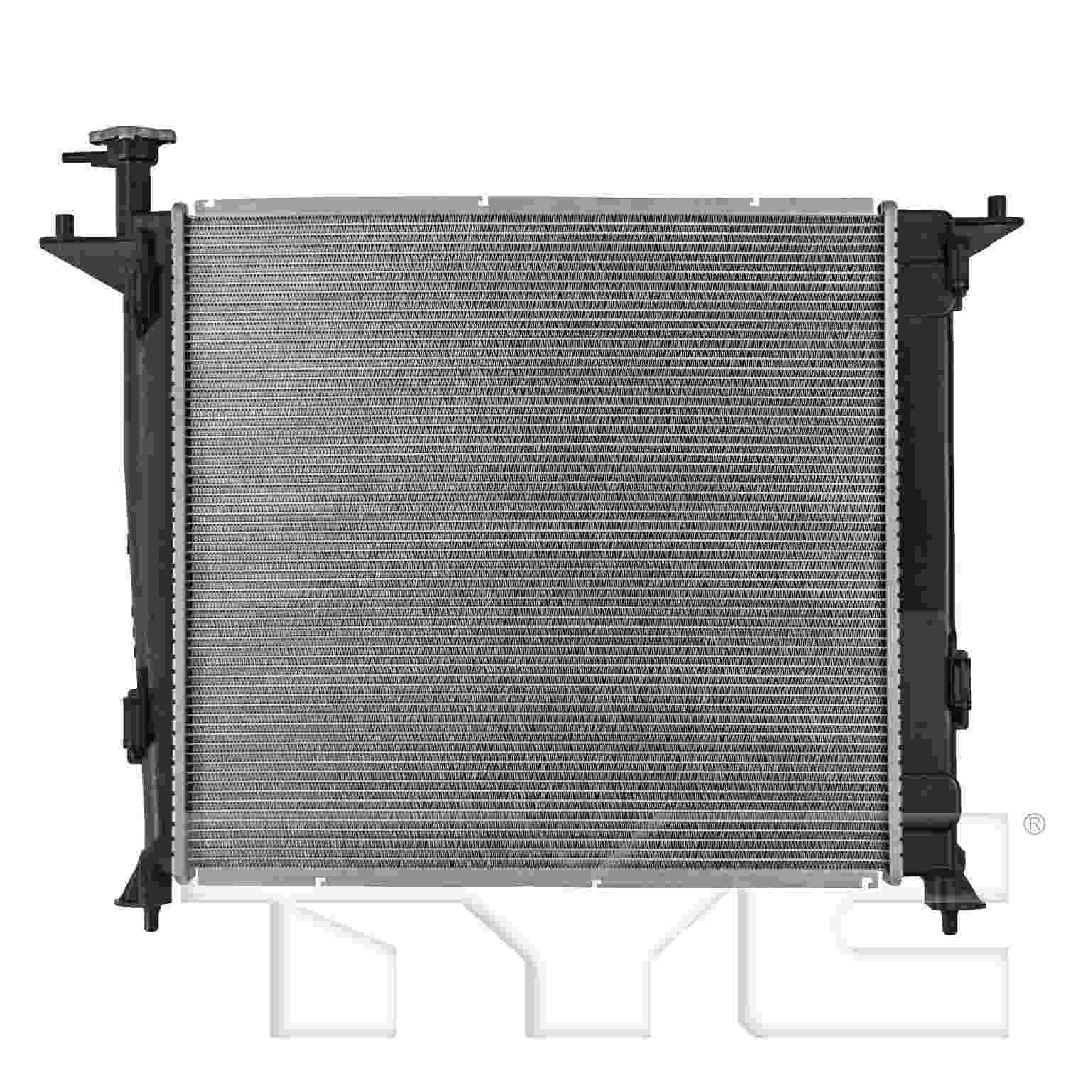 TYC Radiator top view frsport 13829
