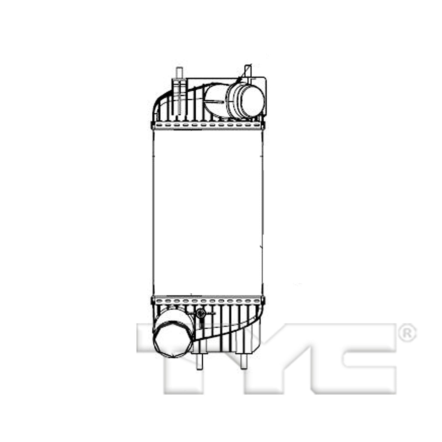 TYC Turbocharger Intercooler 18043