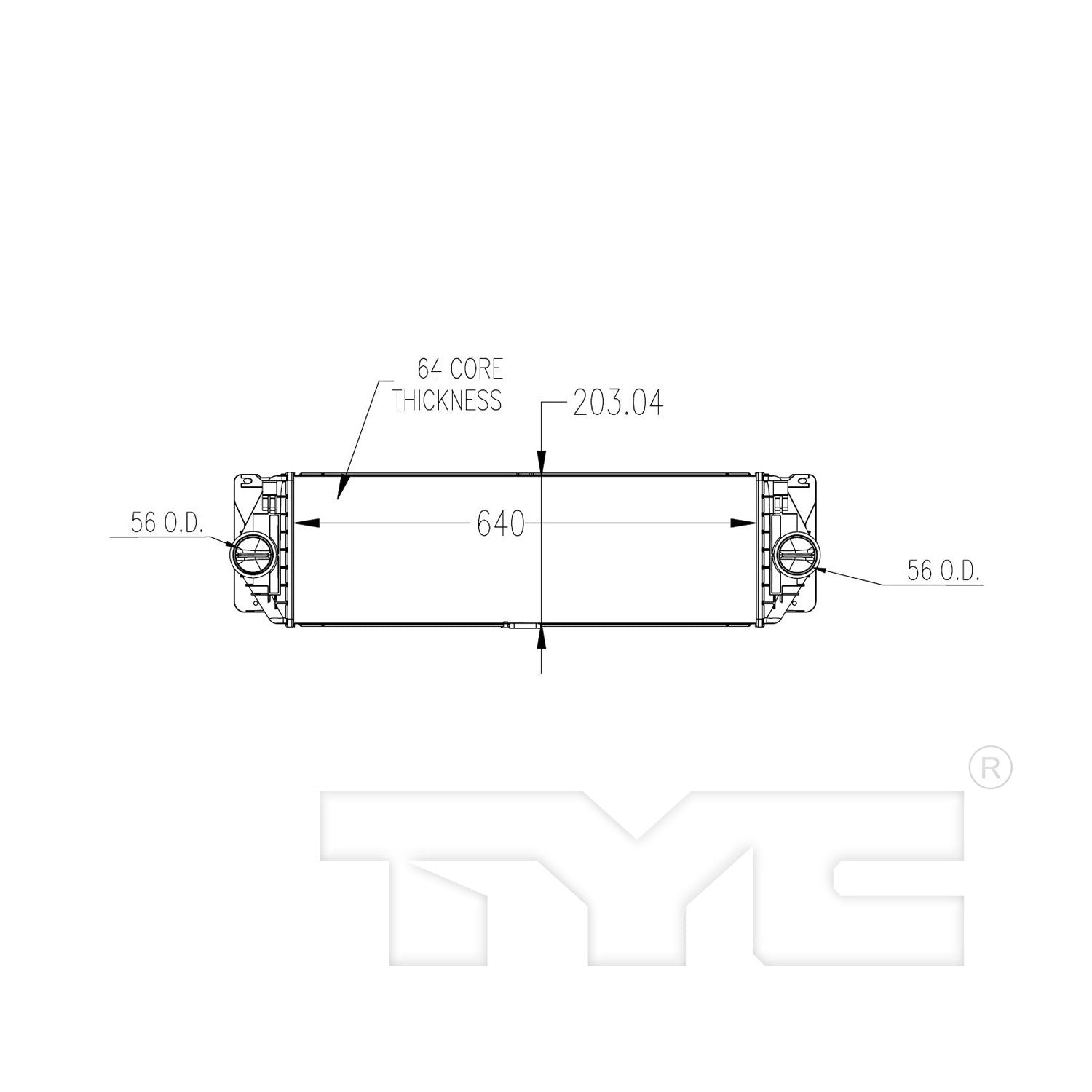 TYC Intercooler 18080