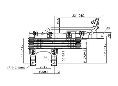 TYC Automatic Transmission Oil Cooler 19025