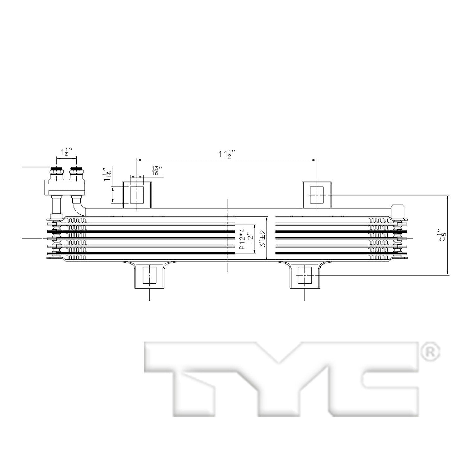 TYC Automatic Transmission Oil Cooler 19061