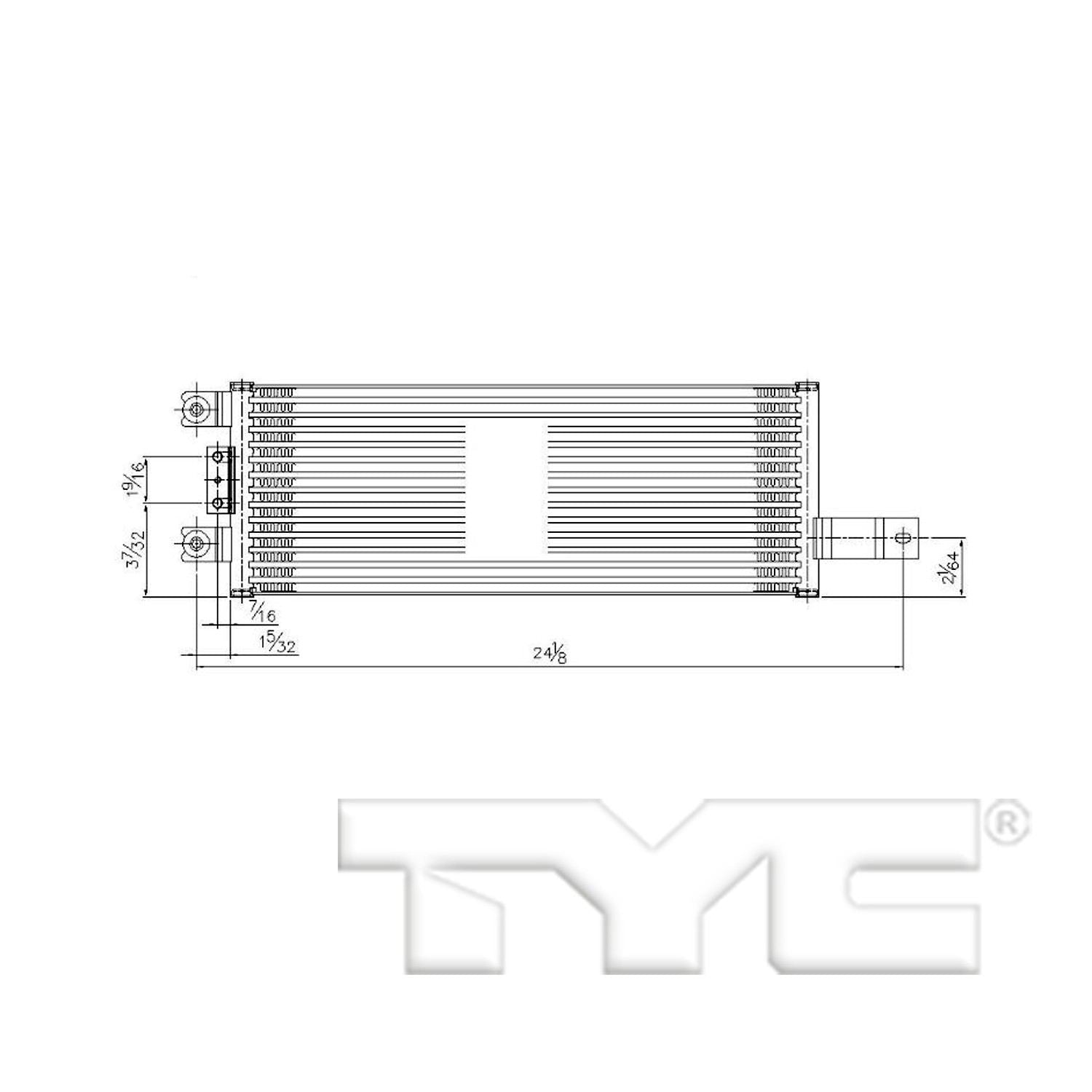 TYC Automatic Transmission Oil Cooler 19068