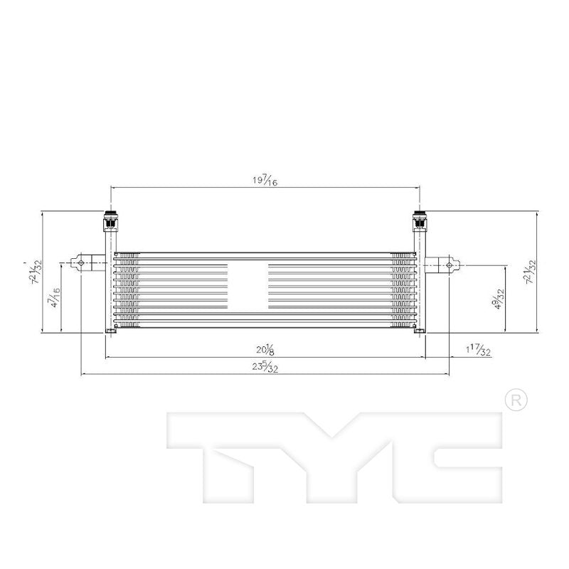 TYC Automatic Transmission Oil Cooler 19078