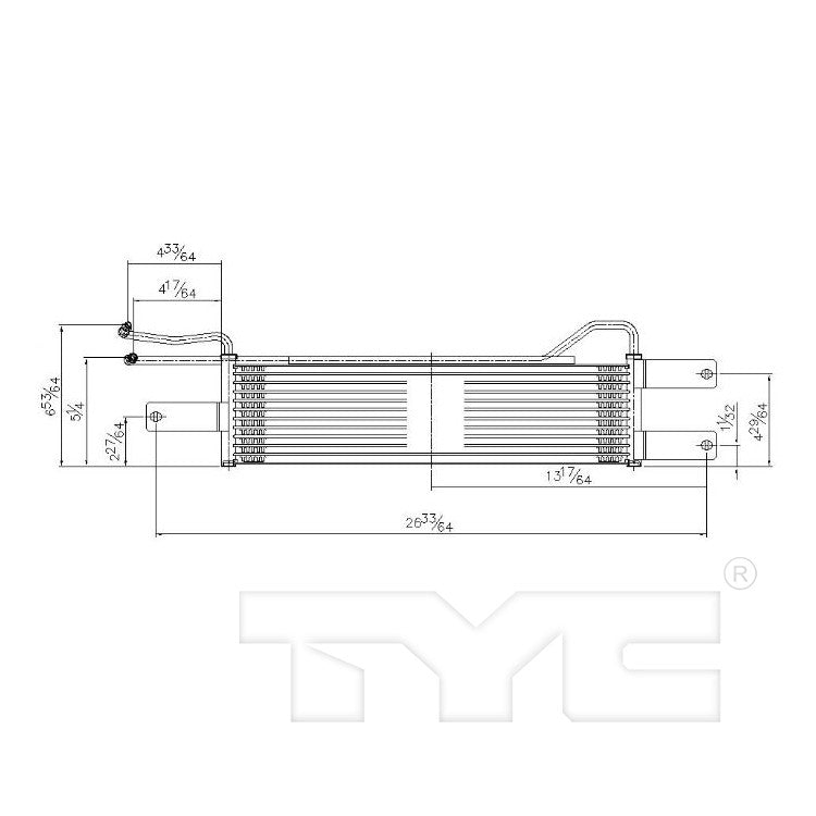 TYC Automatic Transmission Oil Cooler 19089