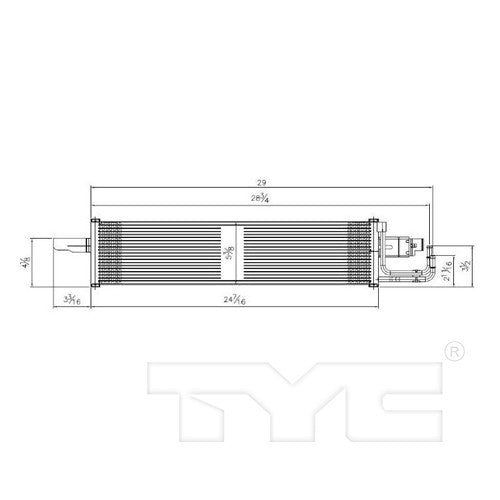 TYC Automatic Transmission Oil Cooler 19127
