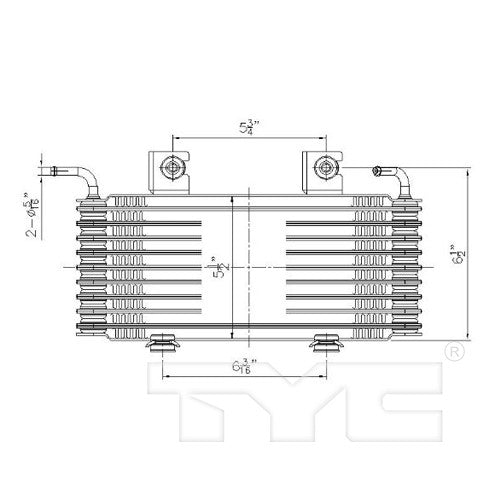 TYC Automatic Transmission Oil Cooler 19132