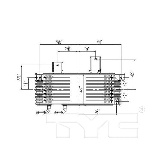 TYC Automatic Transmission Oil Cooler 19133