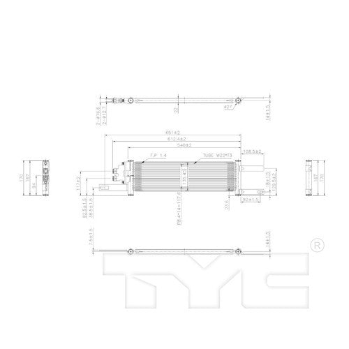 TYC Automatic Transmission Oil Cooler 19139