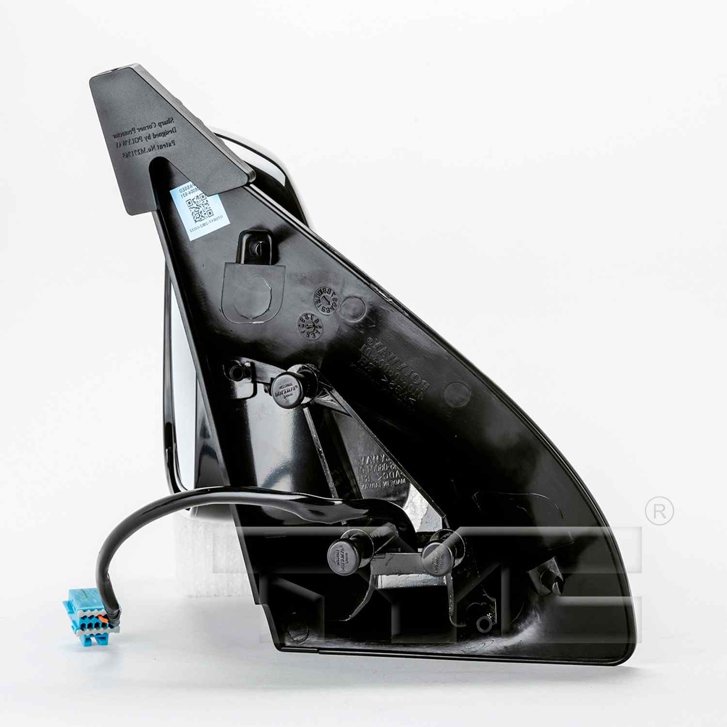 TYC Door Mirror top view frsport 2190032