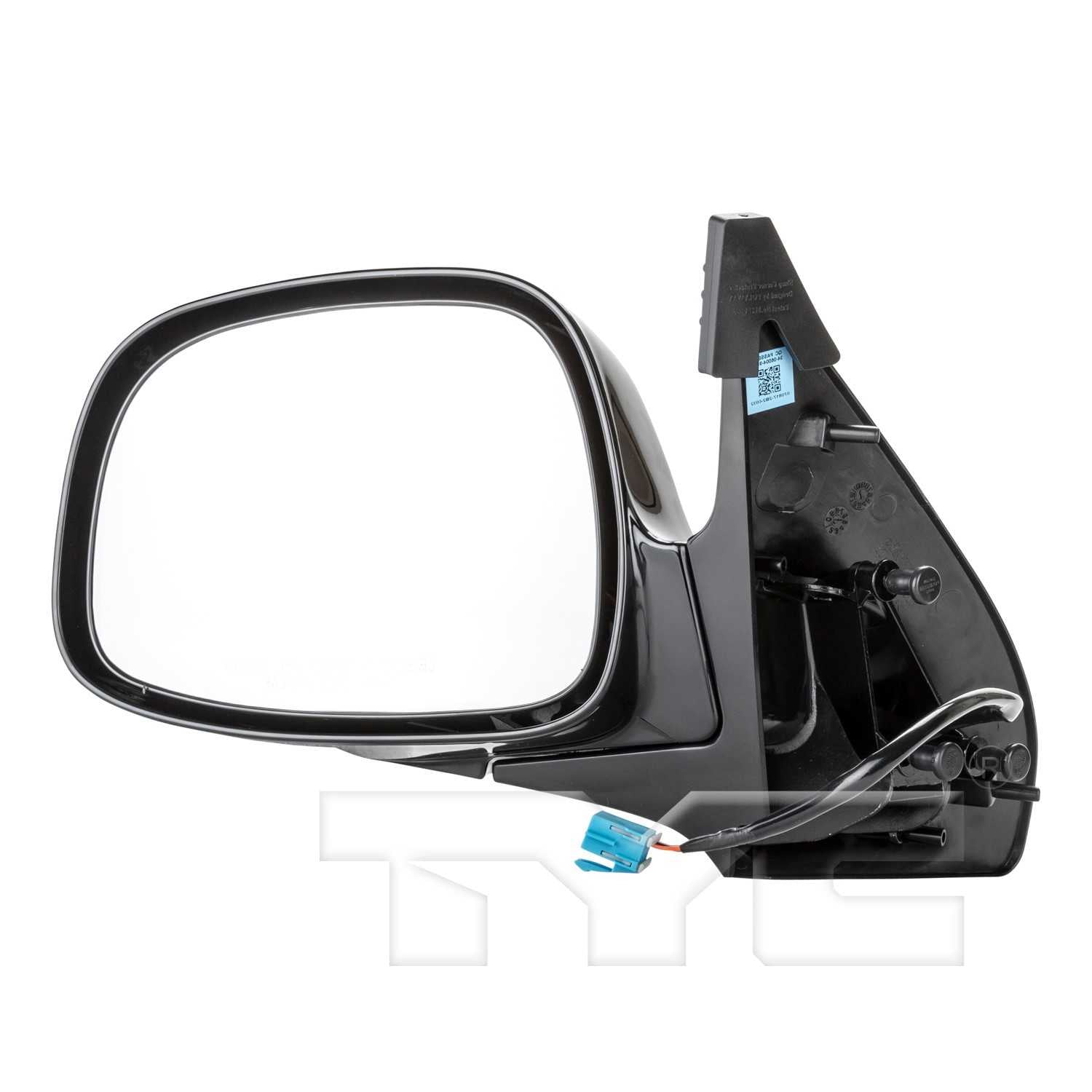 TYC Door Mirror top view frsport 2190032