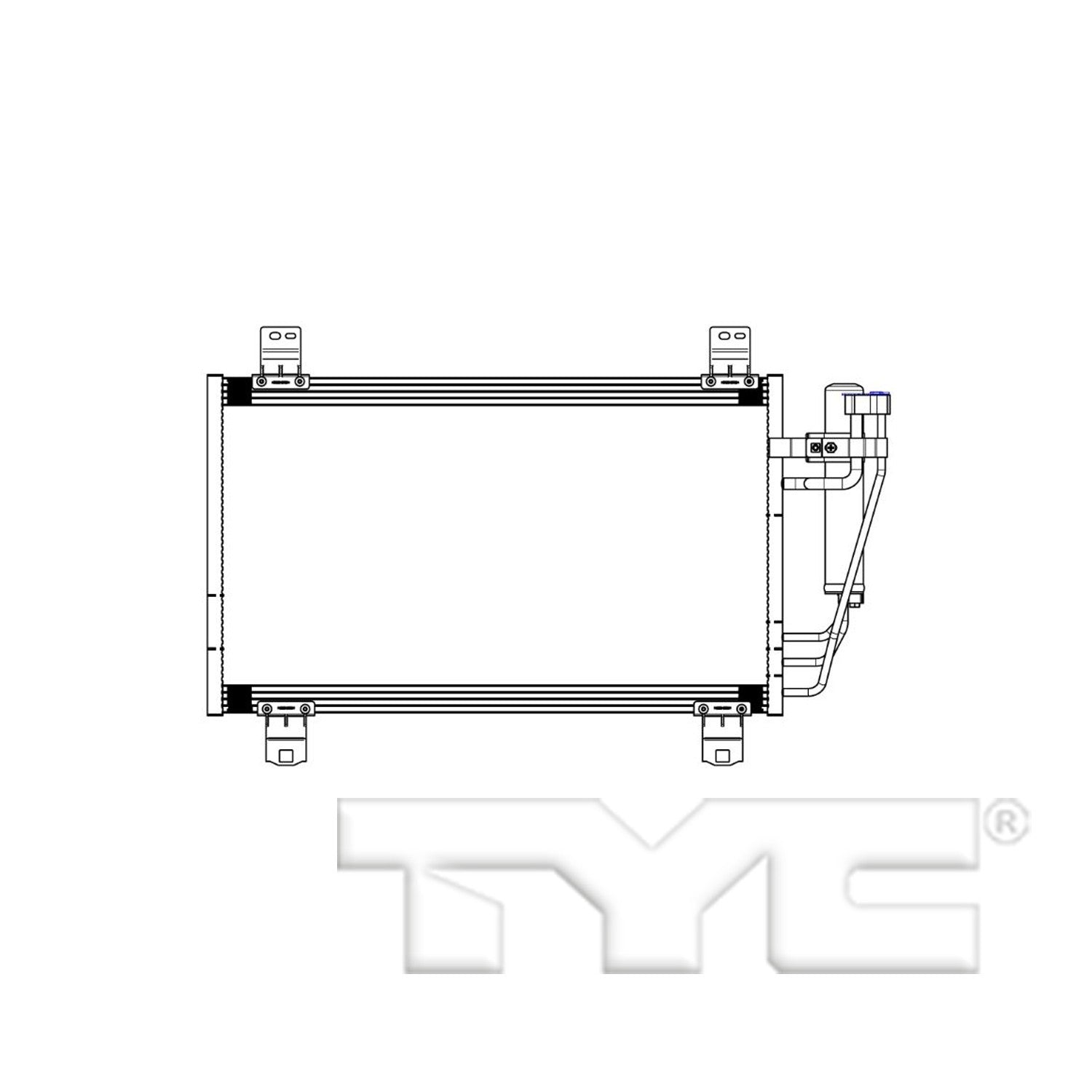 TYC A/C Condenser 30002