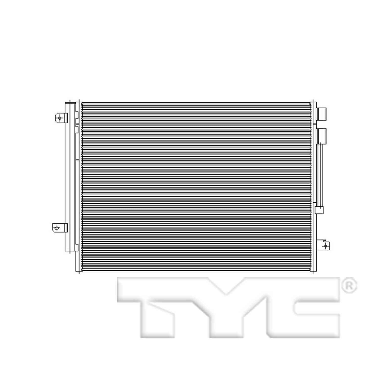 TYC A/C Condenser 30036