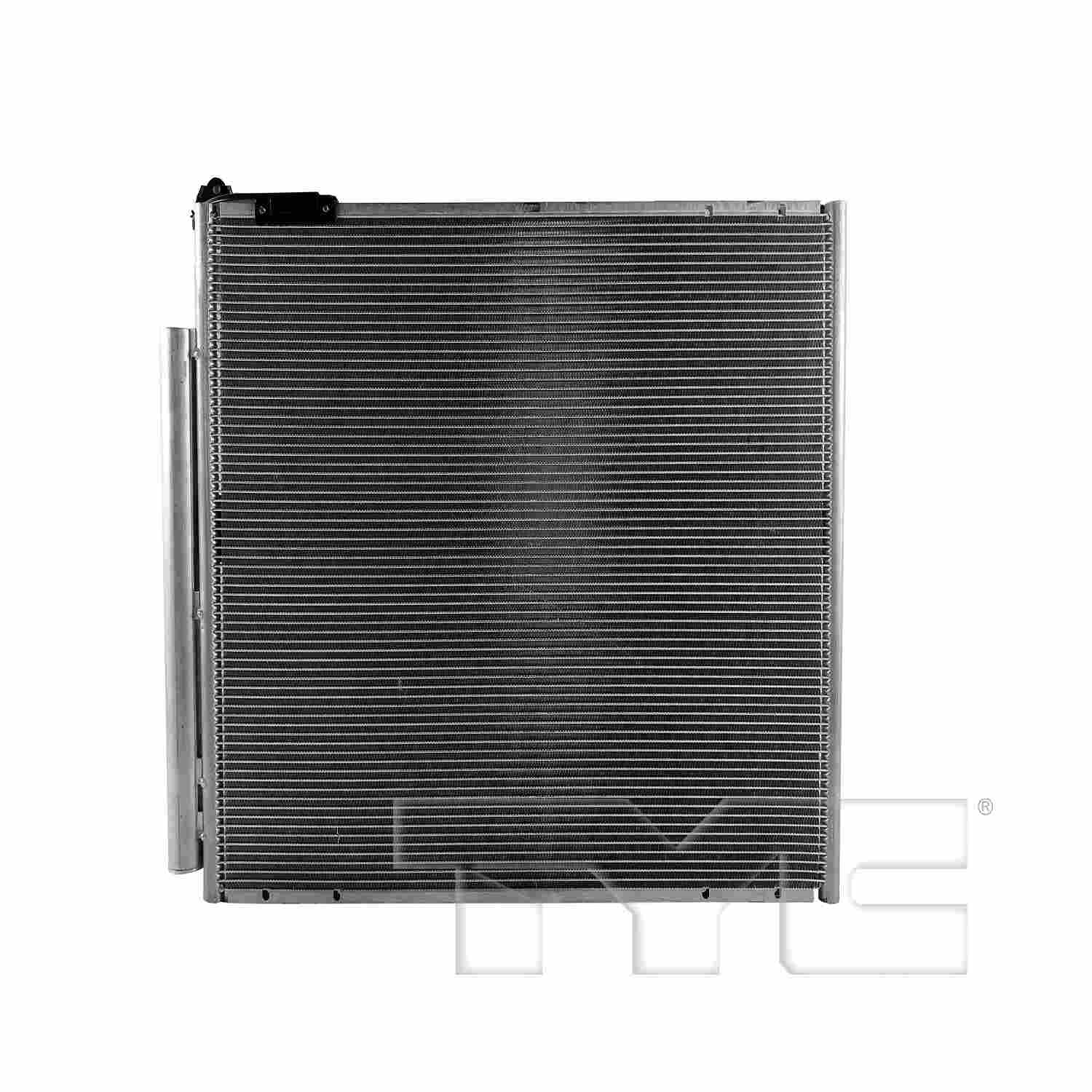 TYC A/C Condenser top view frsport 30192