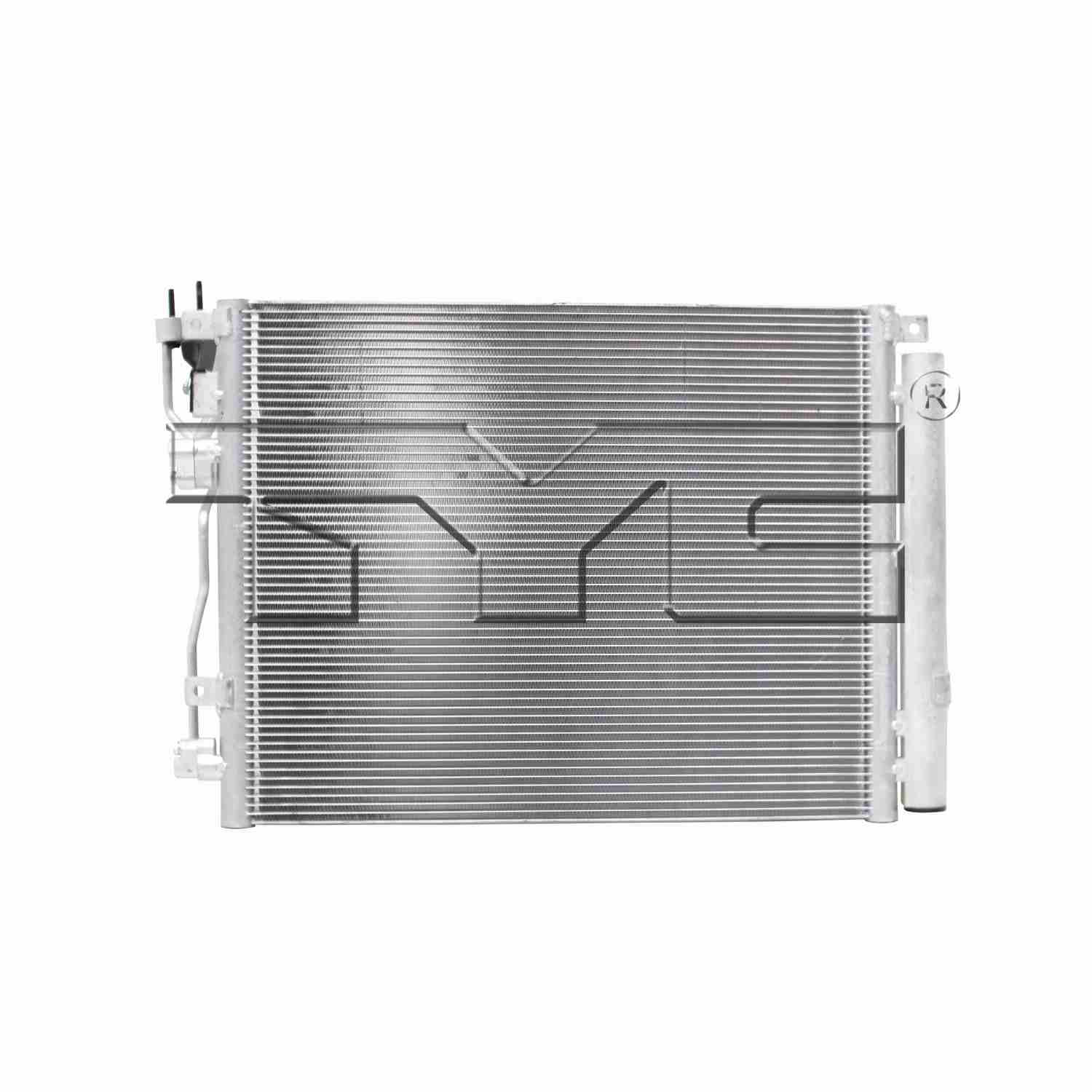 TYC A/C Condenser top view frsport 4740