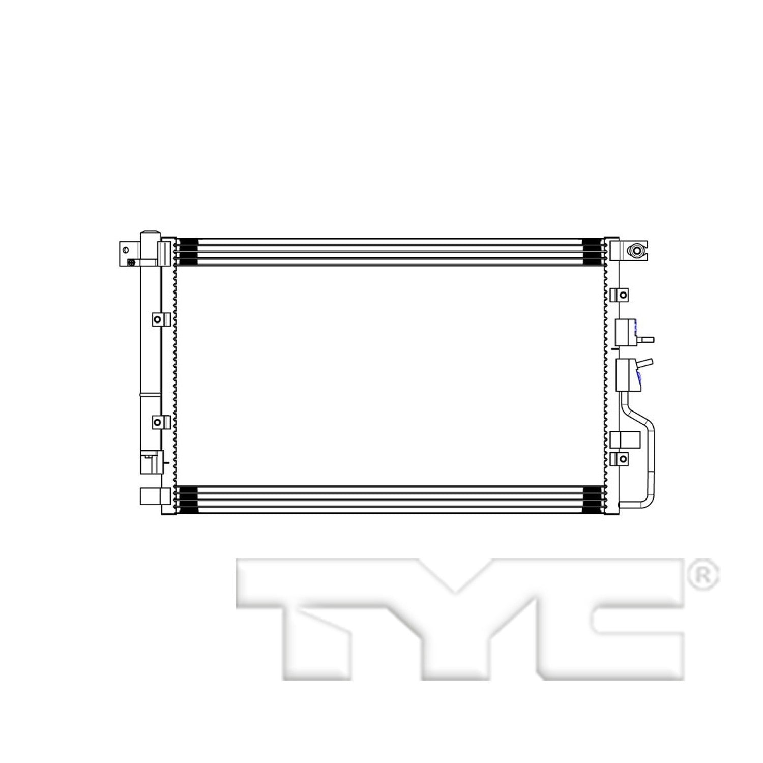 TYC A/C Condenser 4997