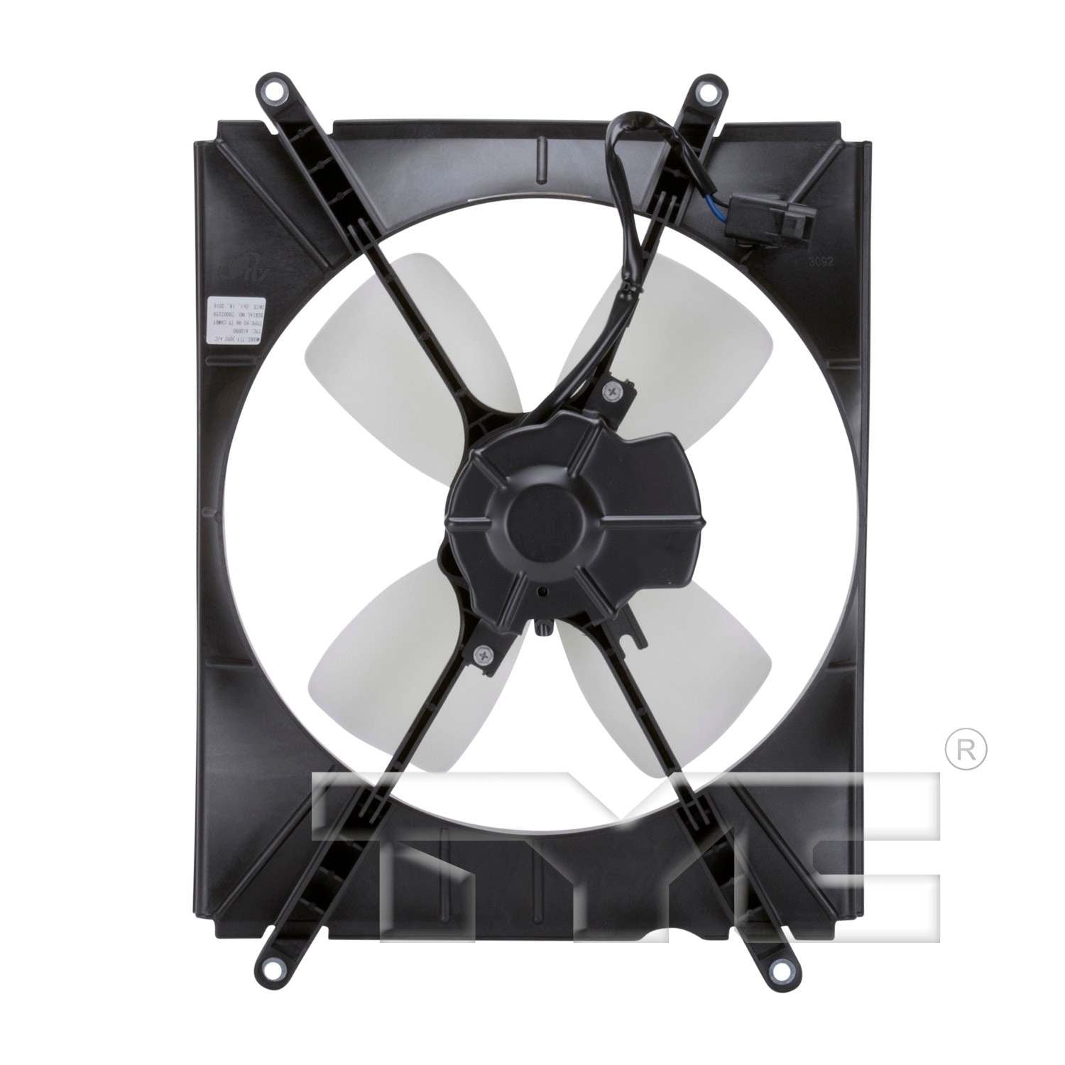 TYC A/C Condenser Fan Assembly 610090